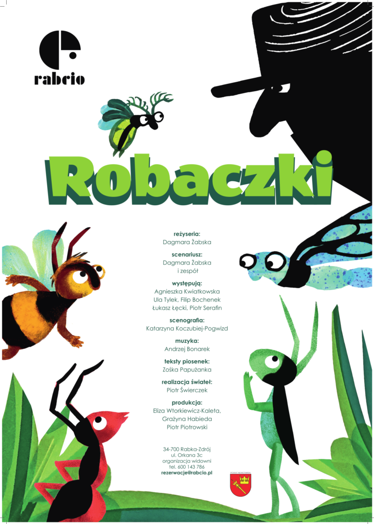 Plakat spektaklu Robaczki
