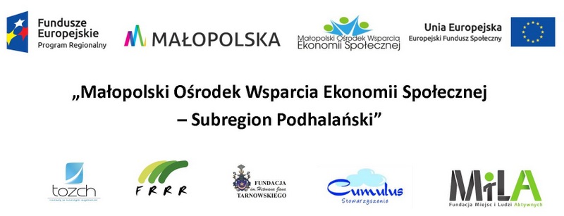 Małopolski Ośrodek Wsparcia Ekonomii Społecznej - Subregion Podhalański
